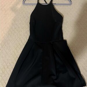 Charlotte Russe laceback bib neck romper